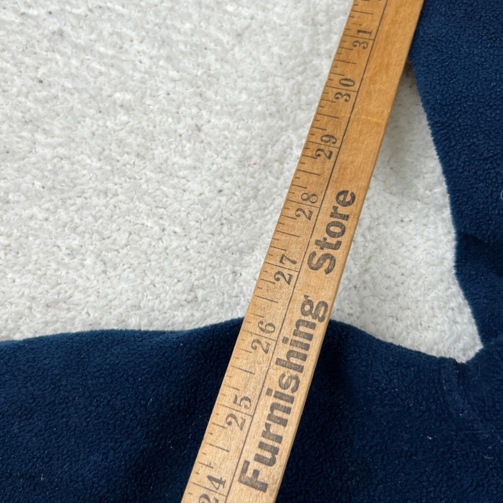 Vtg Gap Fleece Hoodie Mens Large Navy Blue Spellout Logo 1969 Pullover Korea - Picture 11 of 12